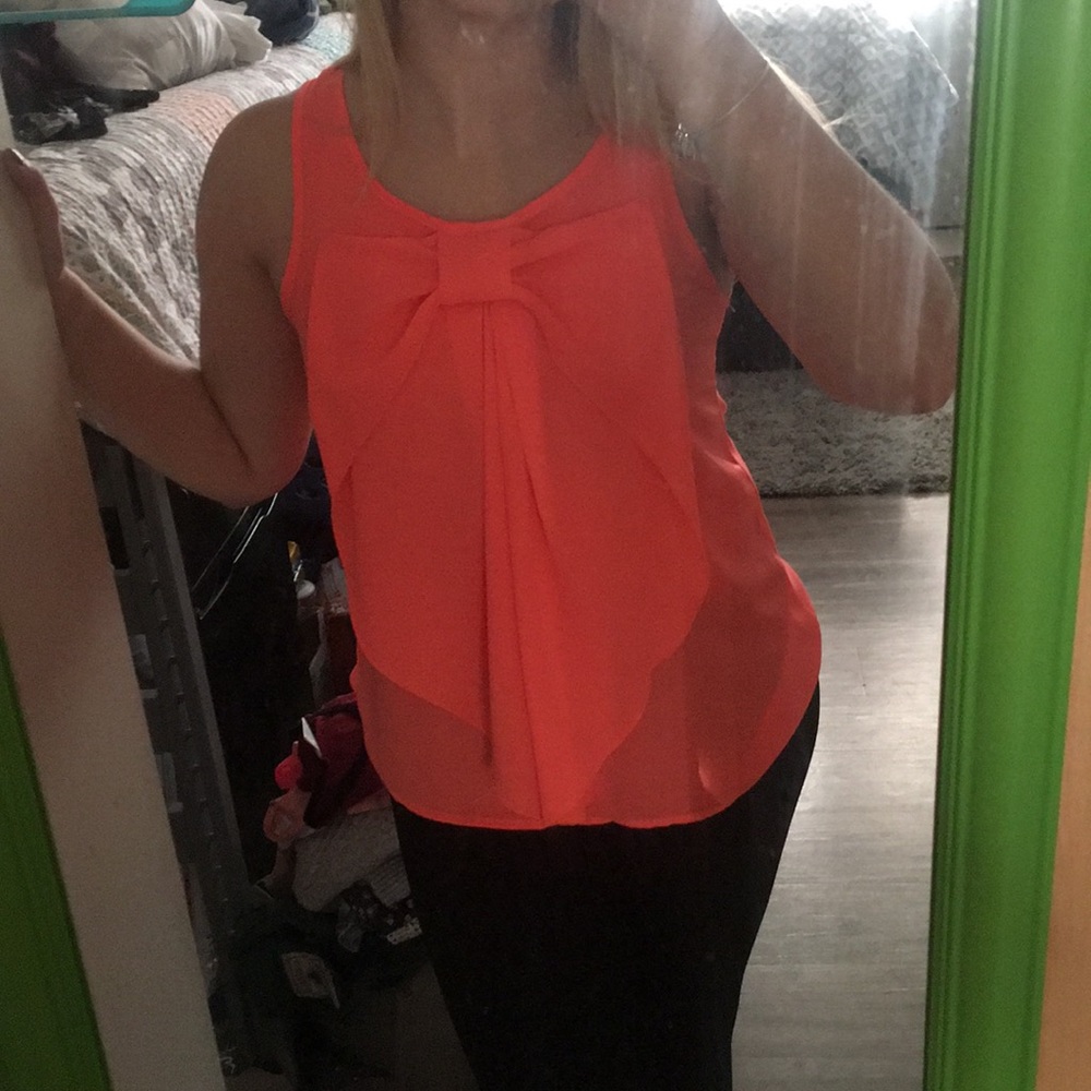 💥4 for 11$💥 Pink Bow Blouse